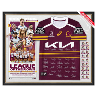 Brisbane Broncos 2025 Premiership Team Signed Jersey - Pre Order
