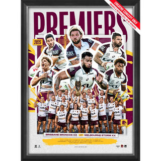 Brisbane Broncos 2025 Premiers Sportsprint - Pre Order
