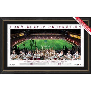 Payne Haas 2025 Premiers Signed Panoramic - Pre Order
