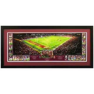 2013 Greg Inglis Signed State of Origin Panoramic – Framed