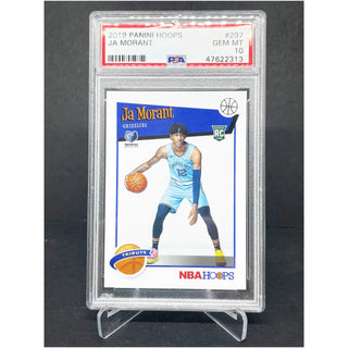 2019 Panini Hoops Ja Morant PSA Gem Mint 10