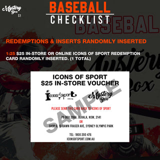 Baseball Trading Card Mystery Box Series 1