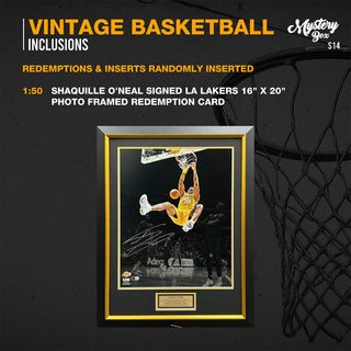 Vintage Basketball Trading Card Mystery Box – Series 14