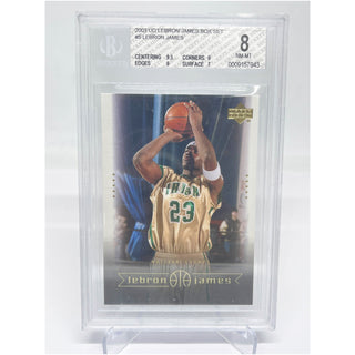 2003 Upper Deck Lebron James Box Set BGS NM-MT 8