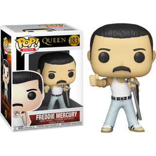 Queen - Freddie Mercury Radio Gaga Live Aid 1985 Pop! Vinyl Figure #183