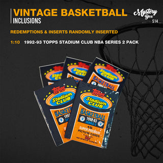 Vintage Basketball Trading Card Mystery Box – Series 14
