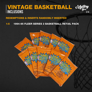 Vintage Basketball Trading Card Mystery Box – Series 14