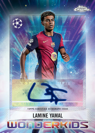 2024-25 Topps Chrome® UEFA Club Competitions - Value Box
