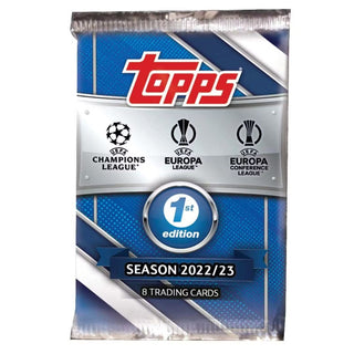 2022-23 Topps UEFA Club Competitions 1st Edition Soccer Hobby Pack