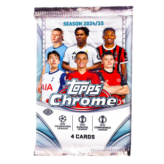 2024-25 Topps Chrome® UEFA Club Competitions - Hobby Pack