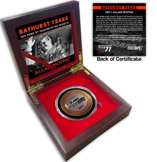 Allan Moffat 1971 Bathurst Years Signed L/ED Silver Stunner