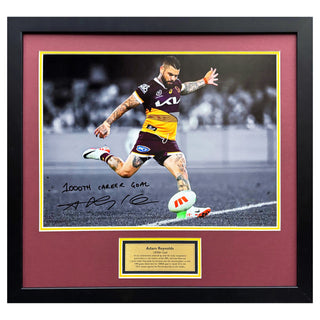 Adam Reynolds Signed 1000th Career Goal Photo W/ Photo Proof