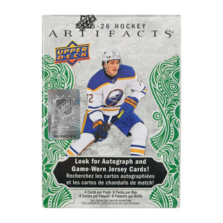 2025/26 Upper Deck Artifacts Hockey 6-Pack Blaster Box