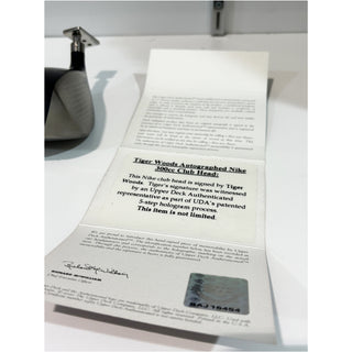 Tiger Woods Autographed Nike 300cc Club Head UDA