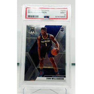 2019 Panini Mosaic Zion Williamson ROOKIE RC PSA 9 MINT