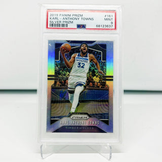 2019 Panini Prizm Karl-Anthony Towns Silver Prizm PSA Mint 9