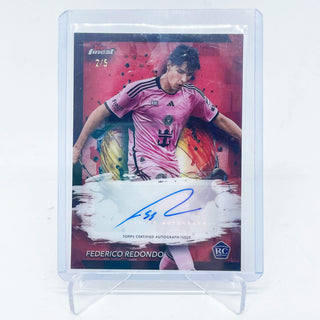 2024 Topps Finest Federico Redondo Rookie Auto 2/5