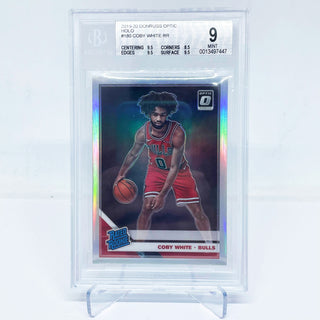 2019-20 Donruss Optic Holo Coby White Rated Rookie BGS Mint 9