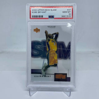2000 Upper Deck Slam Kobe Bryant Clear PSA Gem Mint 10