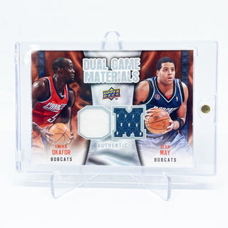 2009-10 Upper Deck Emeka Okafor/Sean May Dual Game Materials Patch #DG-OM