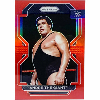 2022 Panini Prizm WWE Andre The Giant 254/299 RED Prizm #200