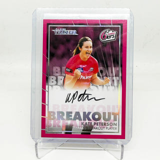 2023 TLA Cricket Australia Breakout Kate Peterson Pink Auto 15/28