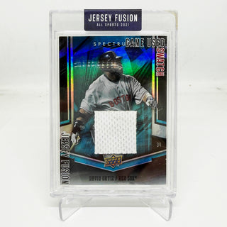 2021 Jersey Fusion David Ortiz Spectrum Game Used Swatch #JF-DO16