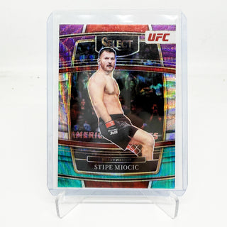 2022 Panini Select UFC Stipe Miocic Purple/Blue Wave - No. 85