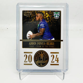 2025 NRL Elite 2024 Dally M Awards Addin Fonua-Blake - DM # 10/36
