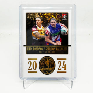 2025 NRL Elite 2024 Dally M Awards Julia Robinson / Sheridan Gallagher - DM # 34/36