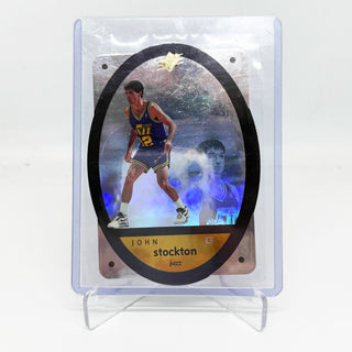 1996-97 Upper Deck SPX John Stockton Die-Cut Utah Jazz - No. 48
