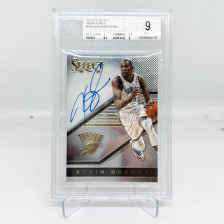 2014-15 Panini Select Signatures Kevin Durant 22/60 BGS Mint 9