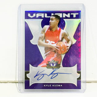 2018 Leaf Valiant Kyle Kuzma Auto Purple 2/15