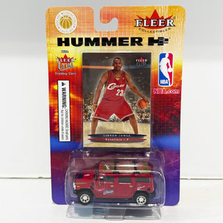 2003-04 Fleer Ultra Collectibles NBA H2 Hummer Cleveland Cavaliers With LeBron James Rookie Card (From Sealed Case)