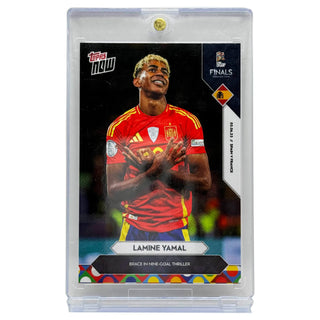 2025 Topps NOW Lamine Yamal UEFA Nations League Brace In Nine-Goal Thriller