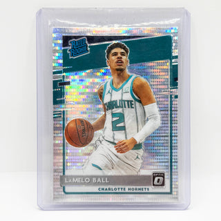 2020-21 Panini Donruss Optic Rated Rookie LaMelo Ball Disco - No. 153