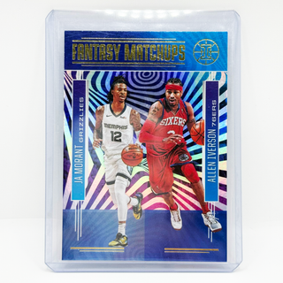 2020-21 Panini Illusions Fantasy Matchups Ja Morant/Allen Iverson - No. 5