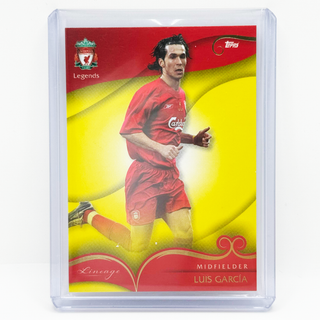 2022-23 Topps Liverpool Legends Team Set Luis García Yellow 24/75