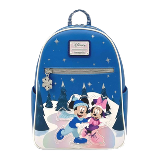 Loungefly Disney - Mickey & Minnie Winter Scene US Exclusive Mini Backpack