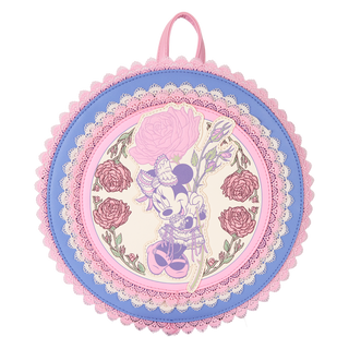 Loungefly Disney - Minnie Floral & Lace Mini Backpack