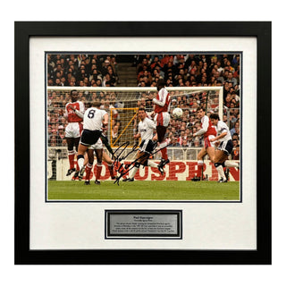 Paul Gascoigne Signed Tottenham Hotspur Framed Photo – Iconic FA Cup Goal