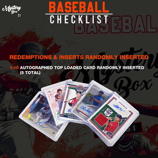Baseball Trading Card Mystery Box Series 1