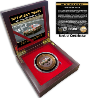 Peter Brock 1972 Bathurst Years L/ED Silver Stunner