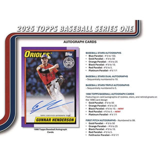 Topps 2025 MLB Series 1 Baseball Super Box