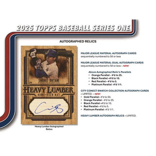Topps 2025 MLB Series 1 Baseball Super Box