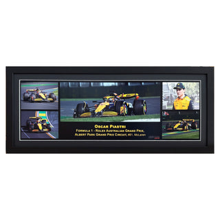 Oscar Piastri F1 - Rolex Australian Grand Prix Licensed Panoramic Framed