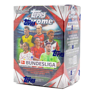 2024-25 Topps Chrome Bundesliga Soccer Blaster Box