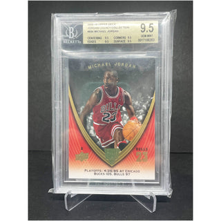 2008-09 Upper Deck Michael Jordan Legacy Collection BGS 9.5 Gem Mint