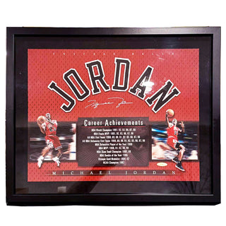 Michael Jordan Signed  UDA Career Achievements Edition