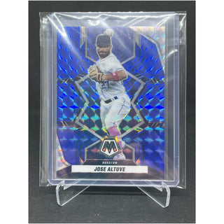 2022 Panini Mosaic Baseball Jose Altuve Blue Camo 69/99